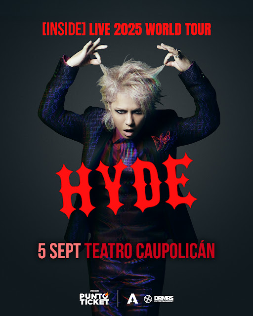 HYDE incluye a Chile en su gira mundial